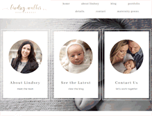 Tablet Screenshot of lindseywalkerphotos.com